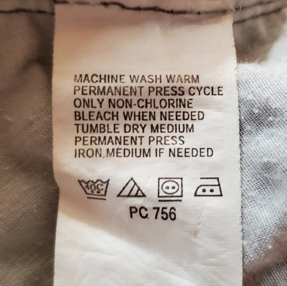 TIMBERLAND Chino FLAT FRONT Cotton Canvas PANTS Mens‎ 34×32 Brown - Picture 10 of 12